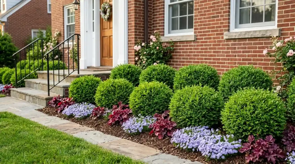 Dwarf Boxwood Keeps Foundation Beds Neat