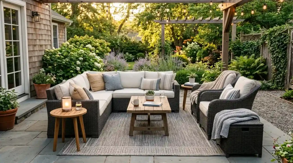 Create an Outdoor Lounge Where Guests Can Relax