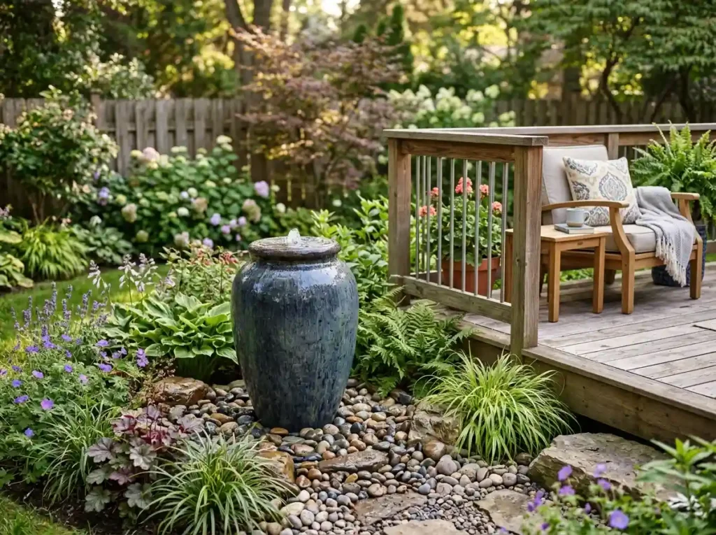 Add Calm Sound With a Small Water Feature
