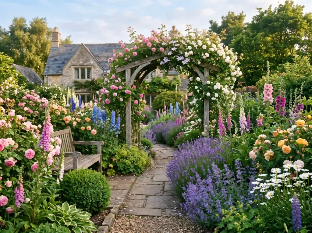 Add Color With a Cottage-Style Flower Garden