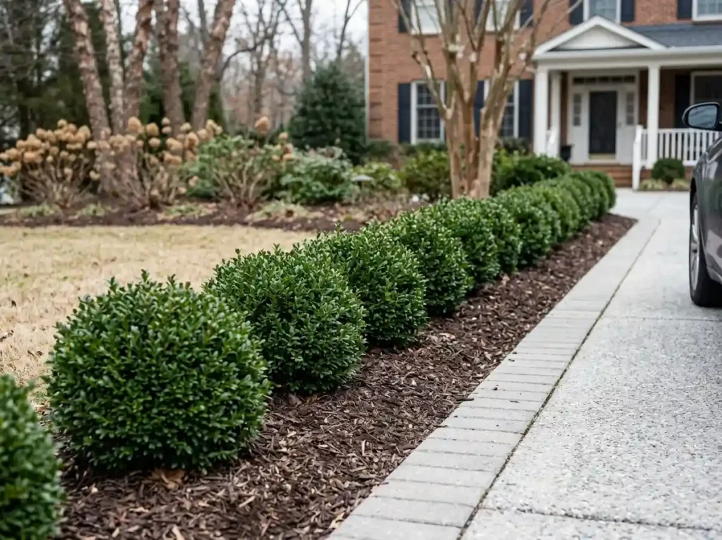 Add Compact Evergreen Shrubs for Year-Round Shape