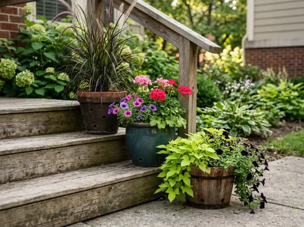 Add Fast Color With Budget Container Gardens