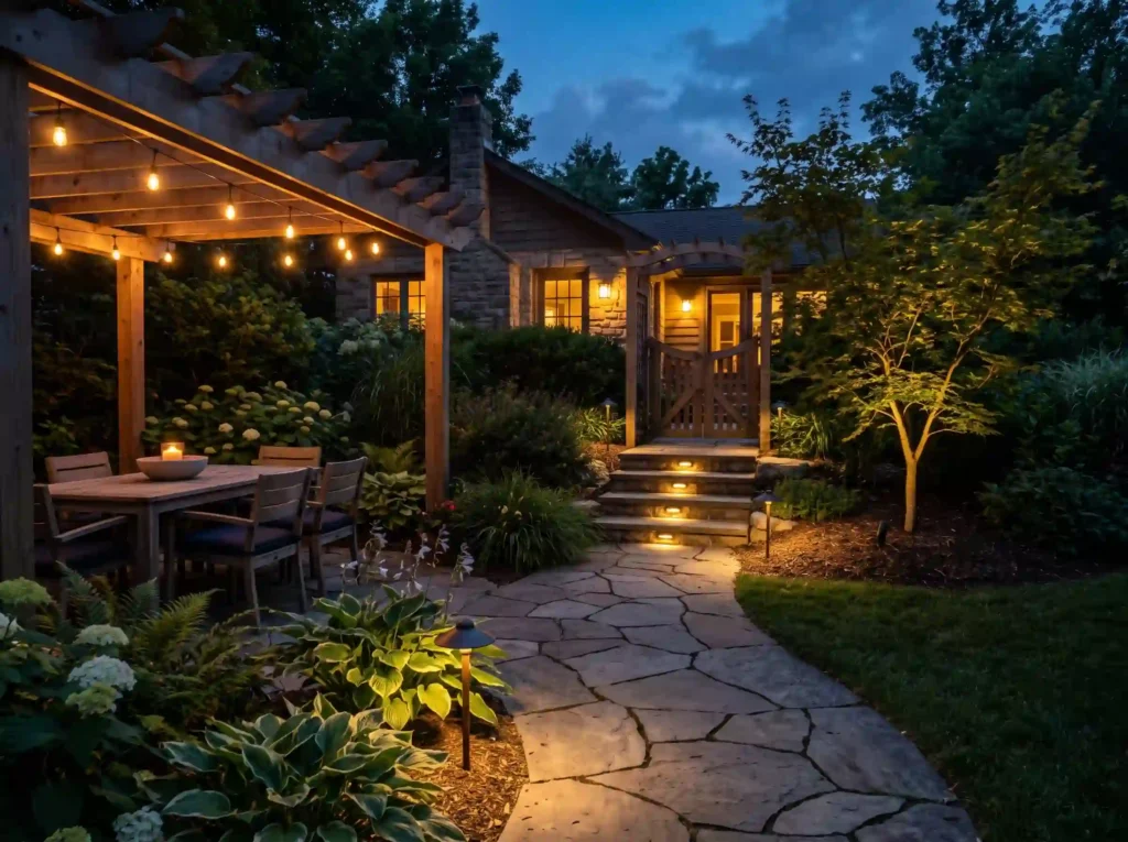 Add Garden Lighting for Safer Evenings
