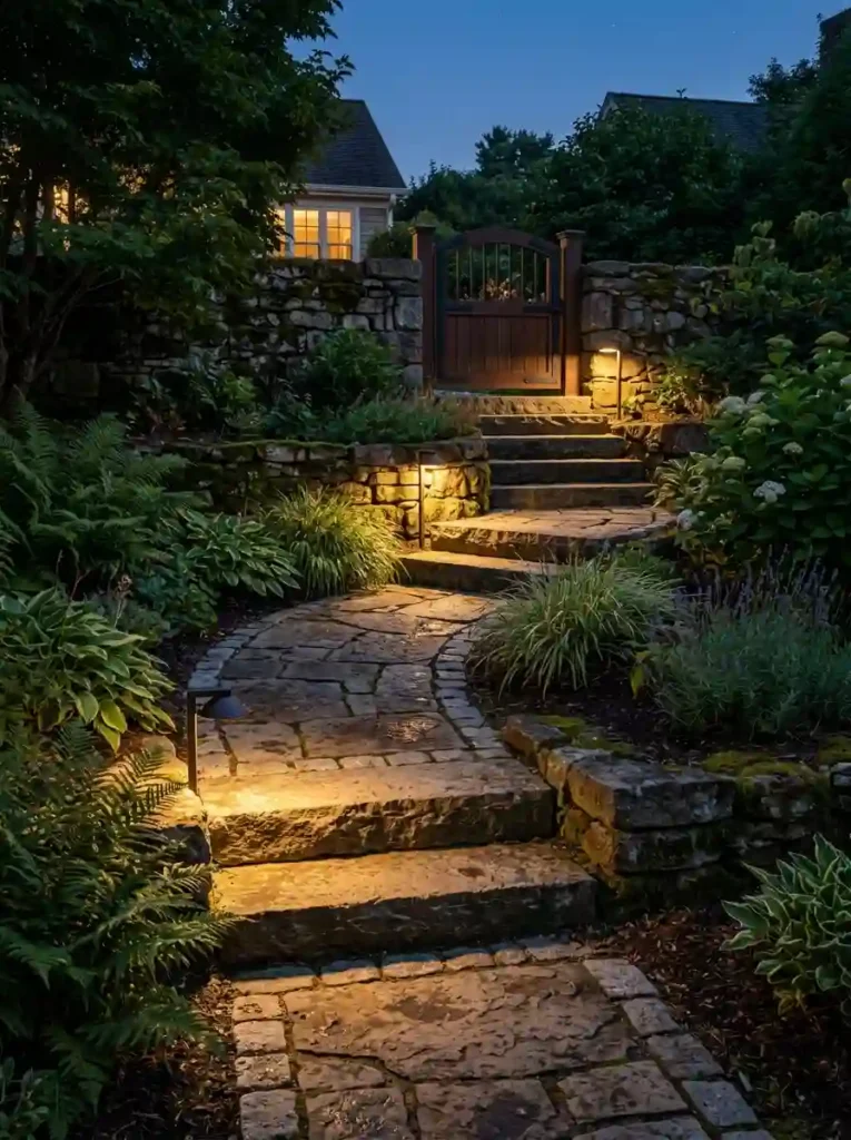 Add Lights to Make Steps and Paths Safer