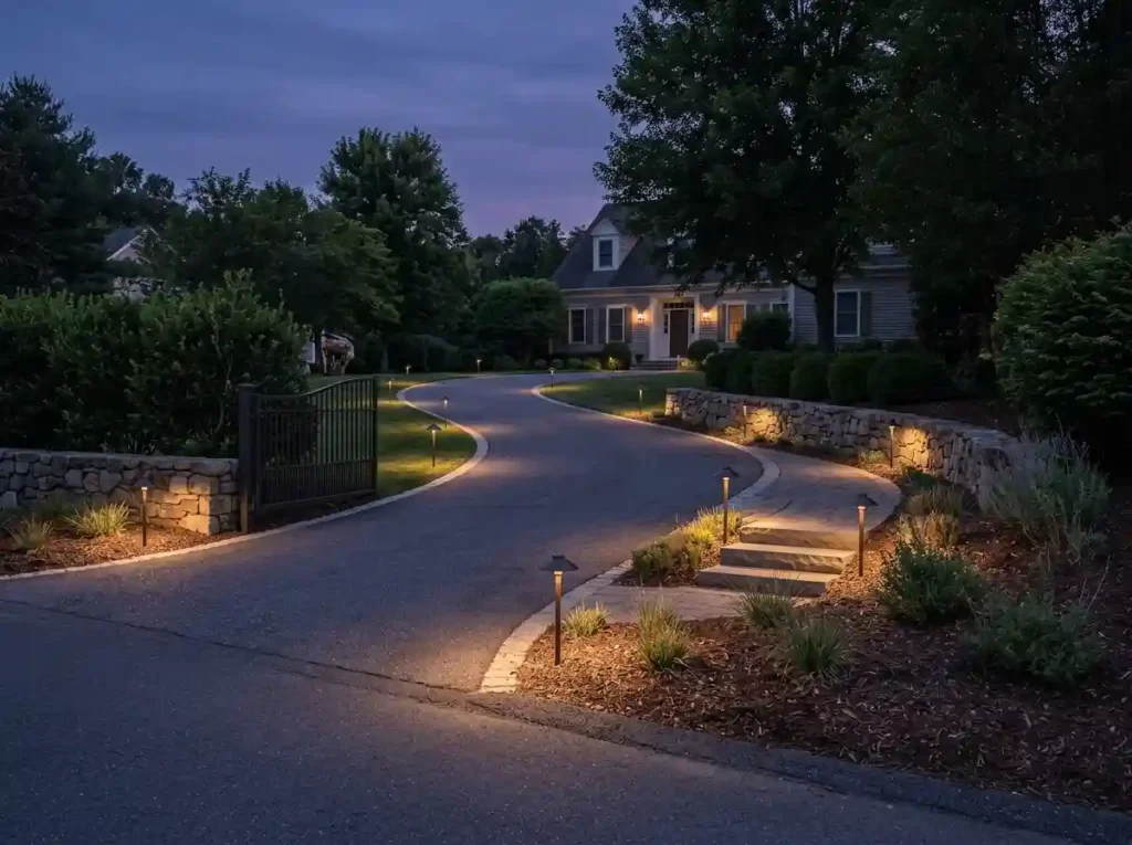 Add Low-Voltage or Solar Border Lighting