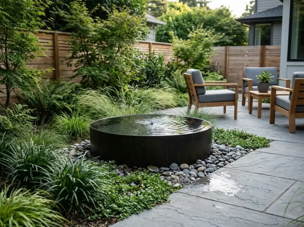 Add One Simple Water Feature as a Focal Point