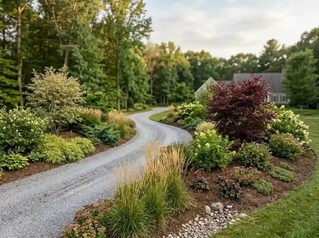 Add Planted Berms for Privacy and Depth