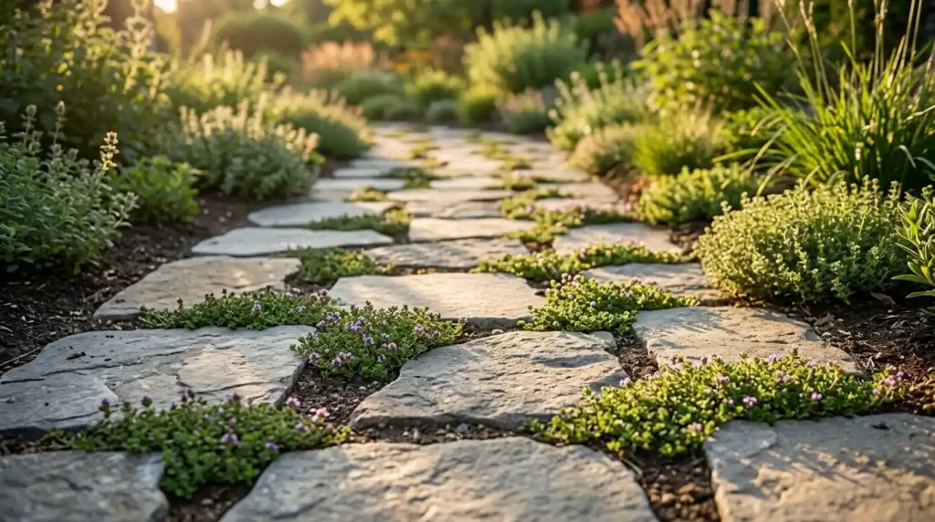 Add Planting Pockets Between Pavers