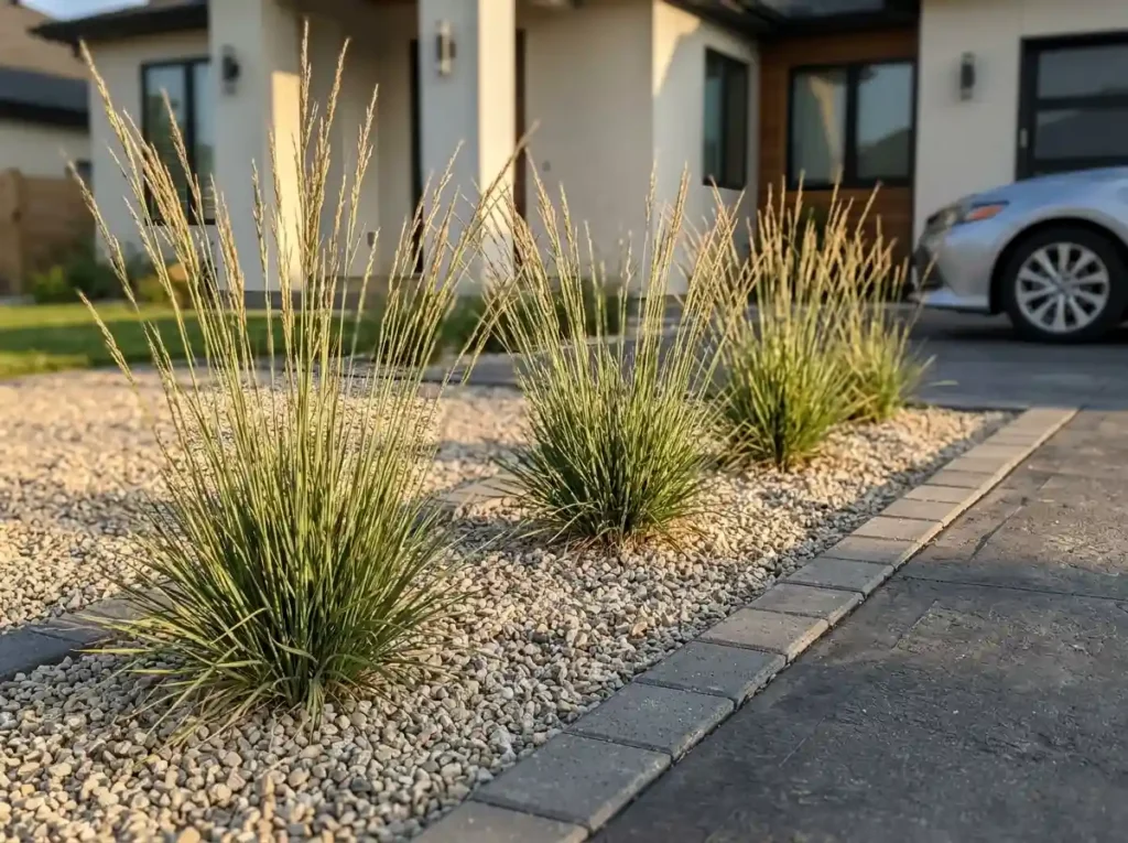 Add Small Groups of Ornamental Grasses