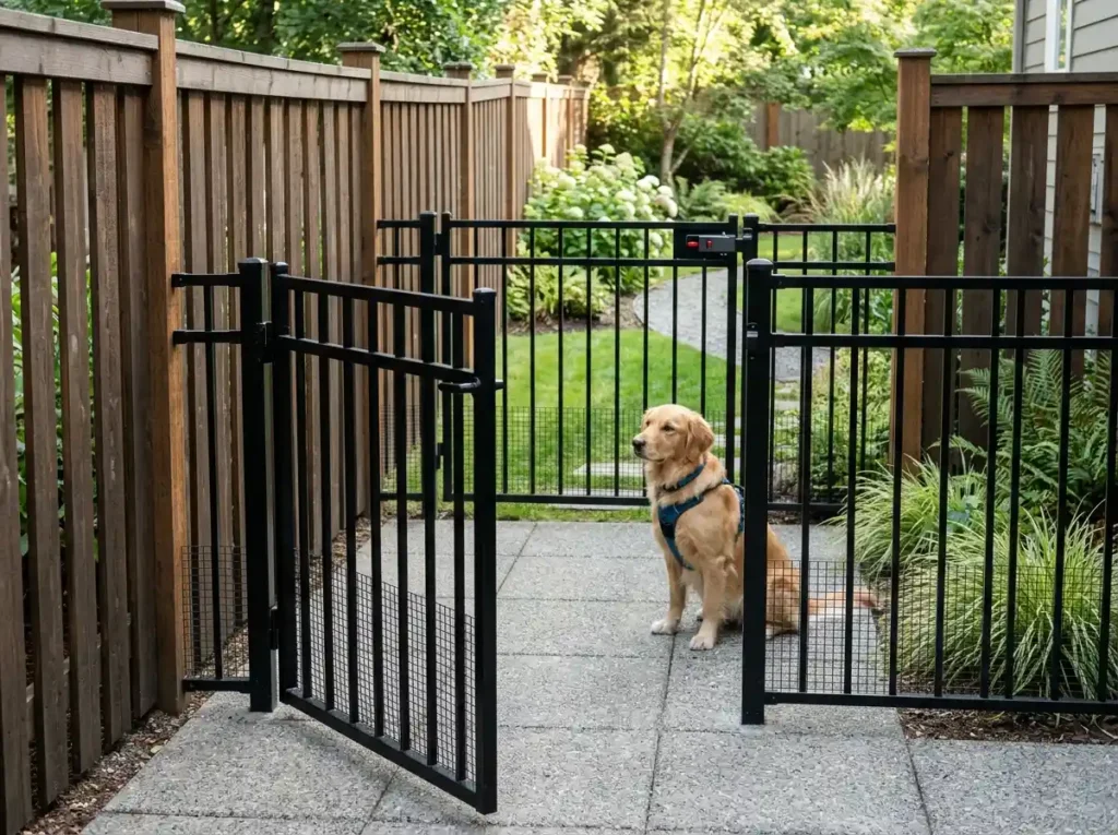 Add a Double-Gate Entry Area