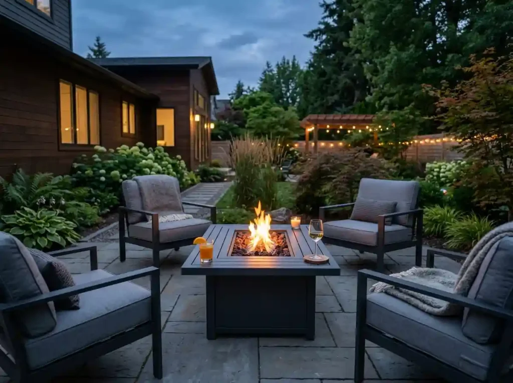 Add a Fire Feature for Cooler Evenings