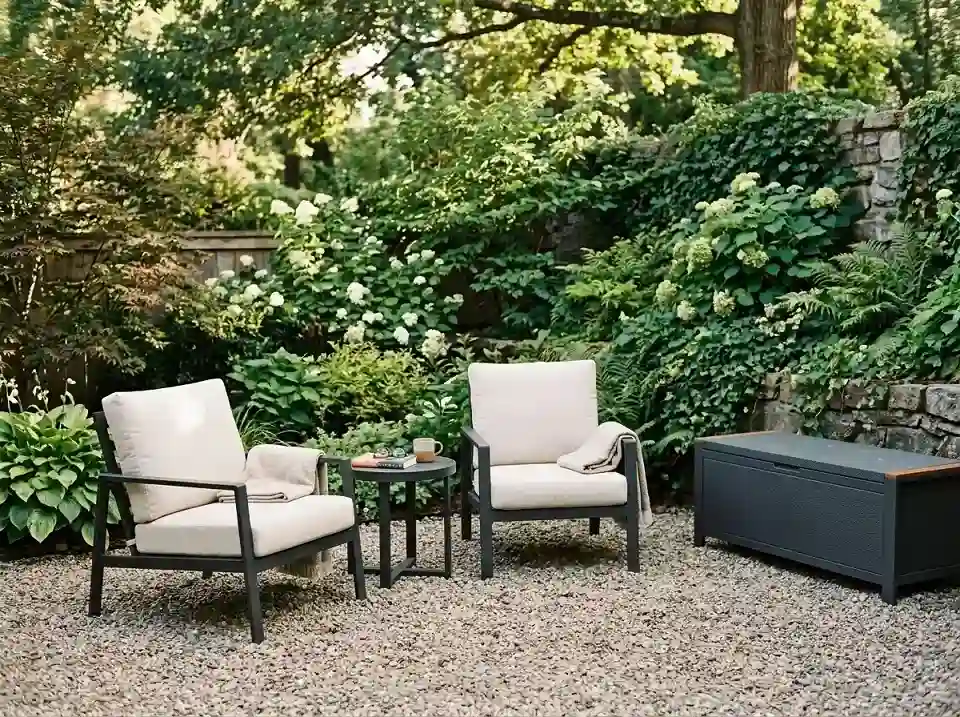 Add a Low-Care Outdoor Seating Area