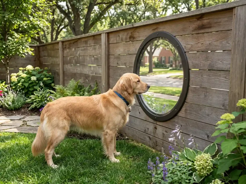 Add a Safe Fence Viewing Window