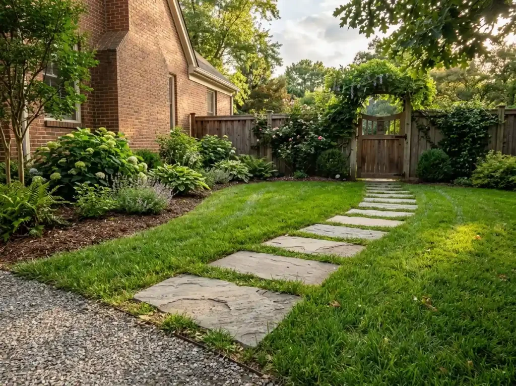 Add a Short Gravel or Stepping-Stone Path