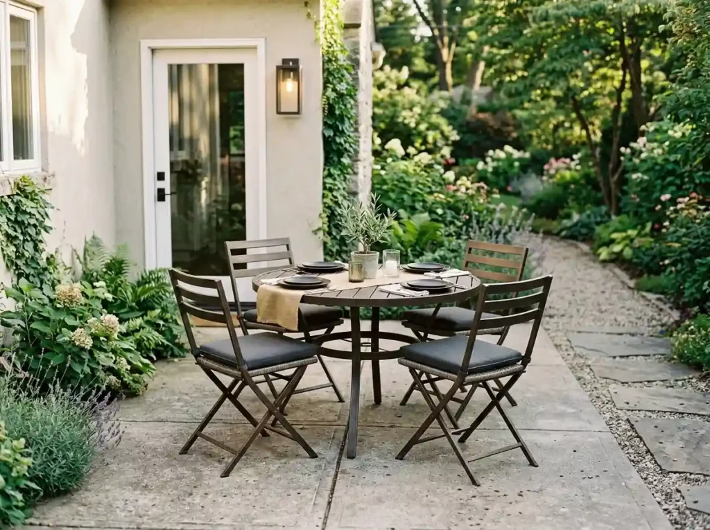 Add a Small Outdoor Dining Area