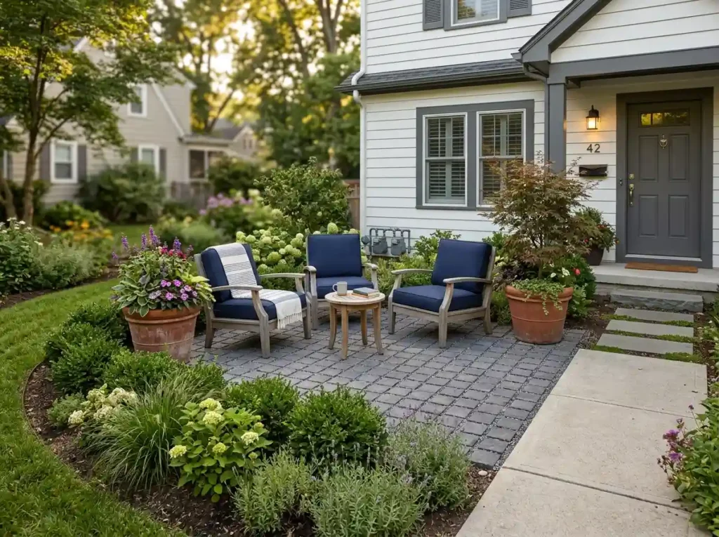 Add a Small Paver Seating Courtyard