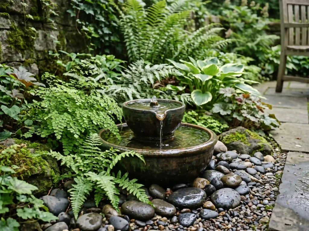 Add a Small Water Feature for Gentle Sound
