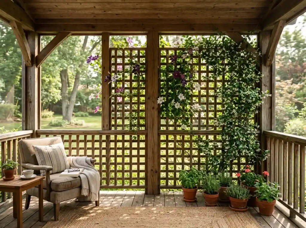 Block Unwanted Views With a Layered Privacy Screen