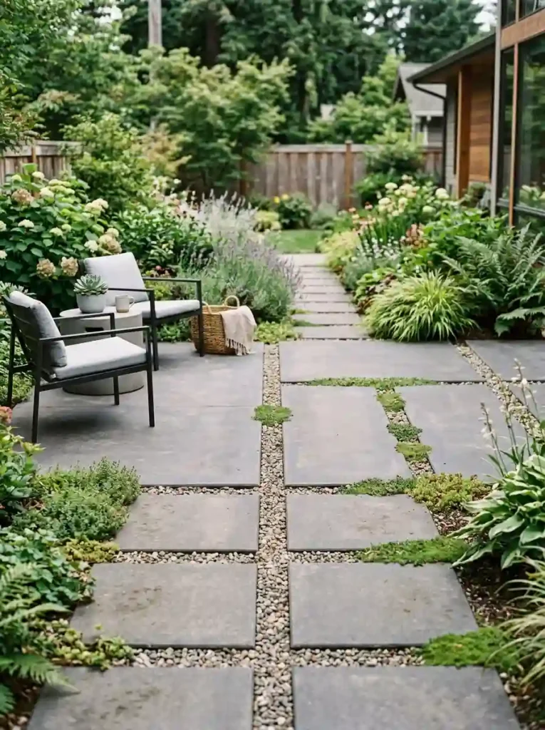 Break the Patio Into Concrete Squares