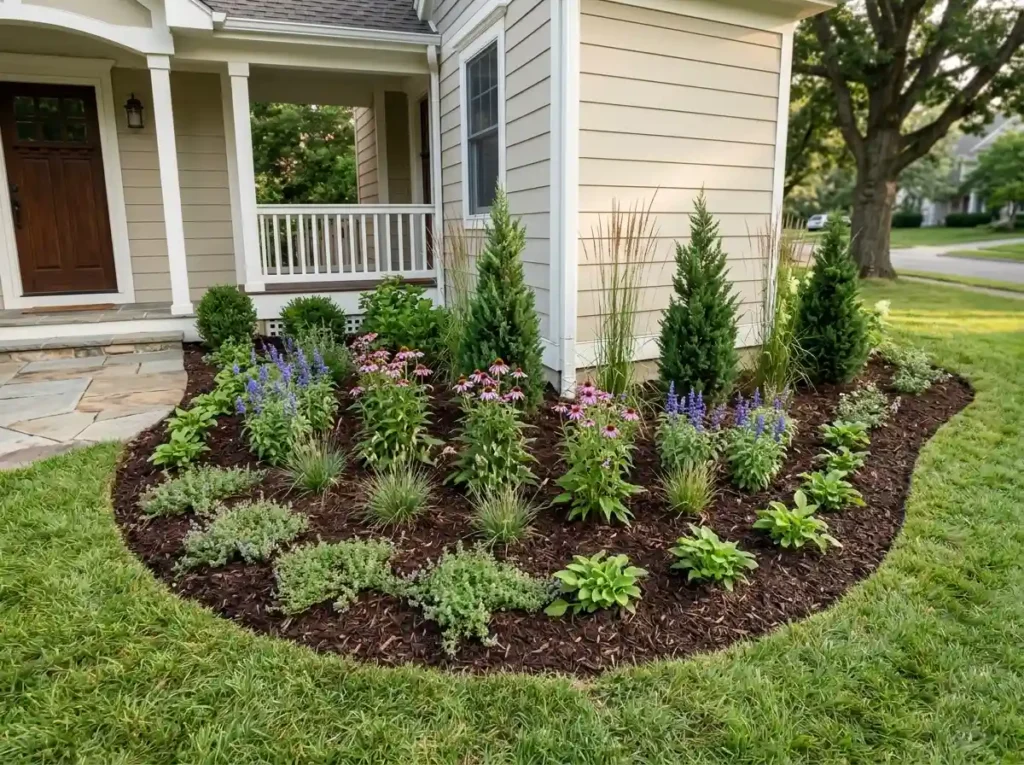 Build One Curved Focal Flower Bed