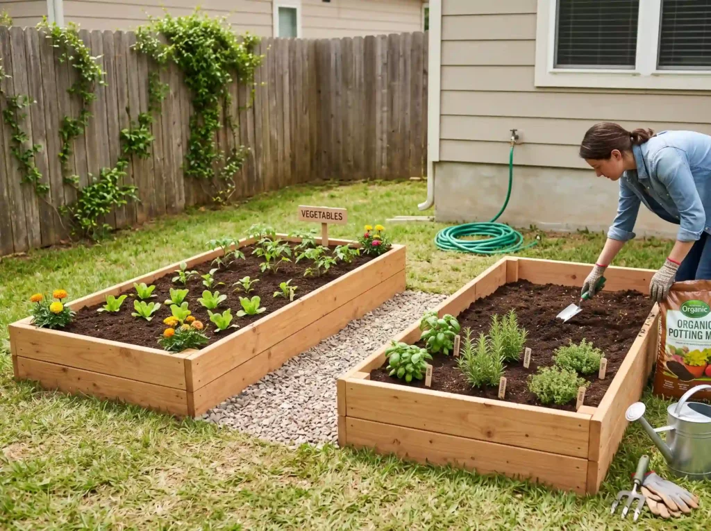 Build Raised Beds for Flowers, Herbs, or Vegetables (2)