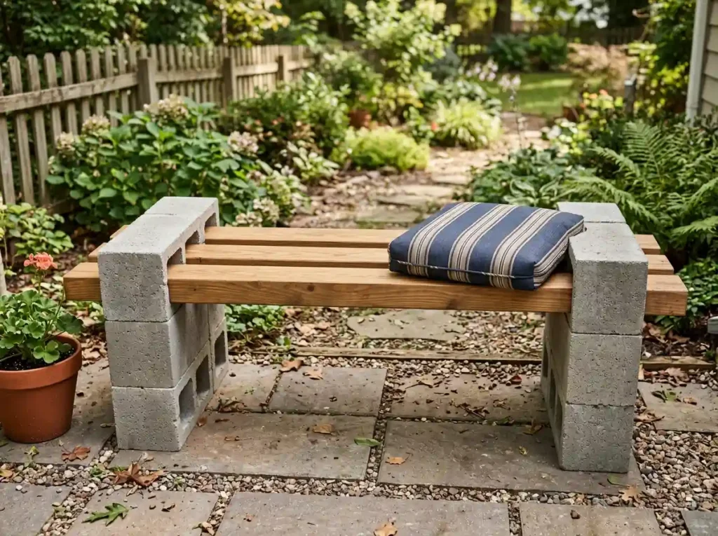 Build Simple Seating With Blocks and Wood