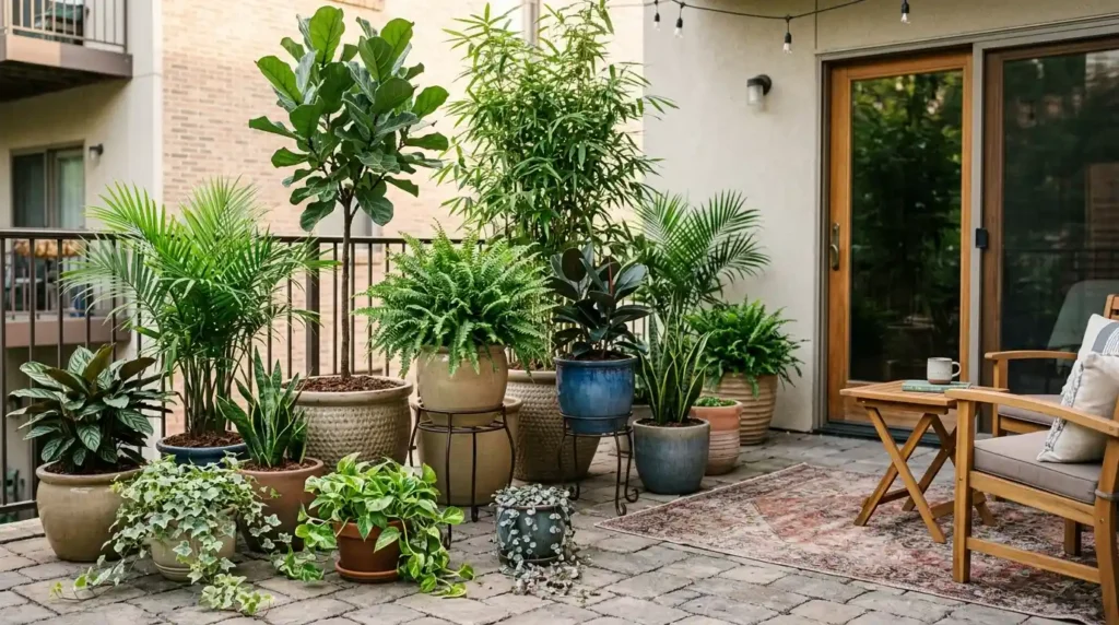 Build a Layered Container Privacy Garden