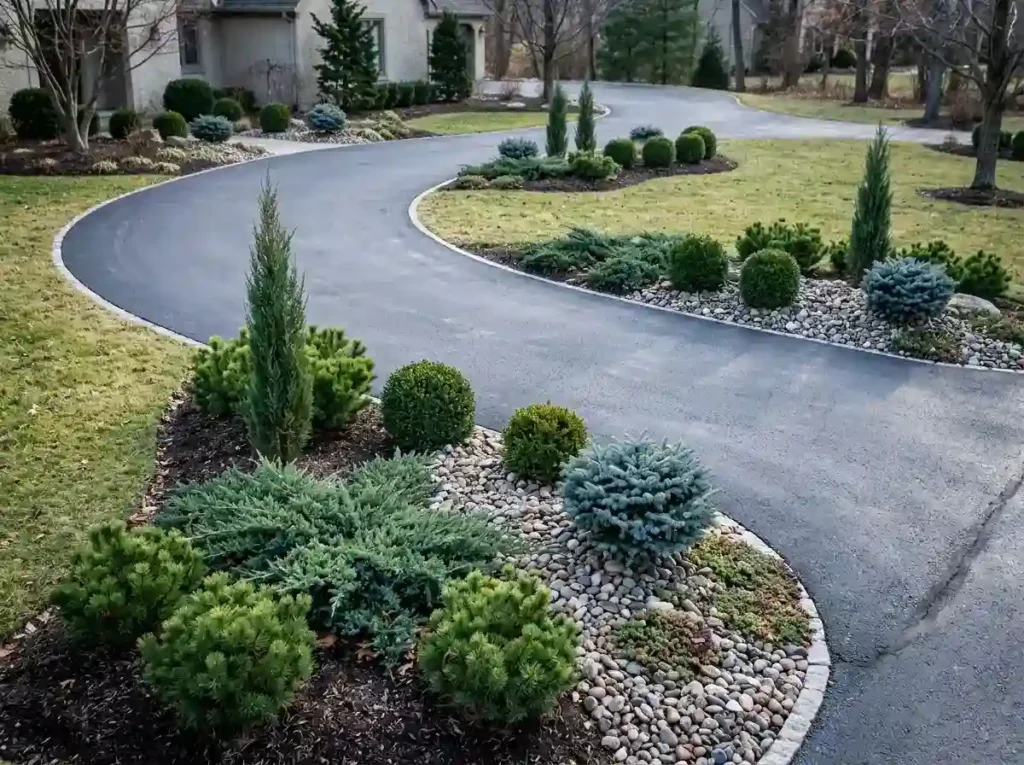 Build a Low-Maintenance Evergreen Border