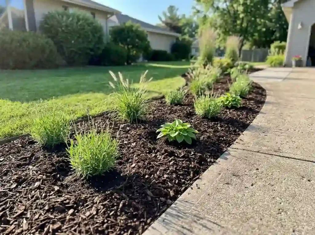 Build a Mulched Planting Strip