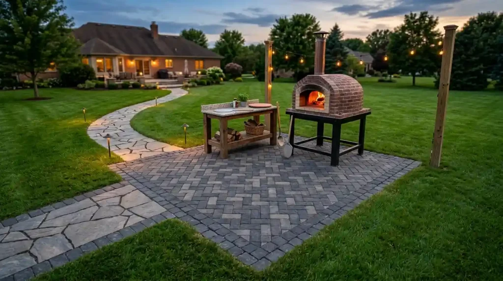 Build a Patio Paver Cooking Pad