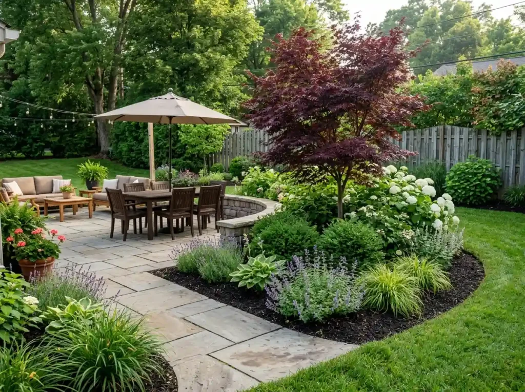 Build a Privacy Island Around the Patio