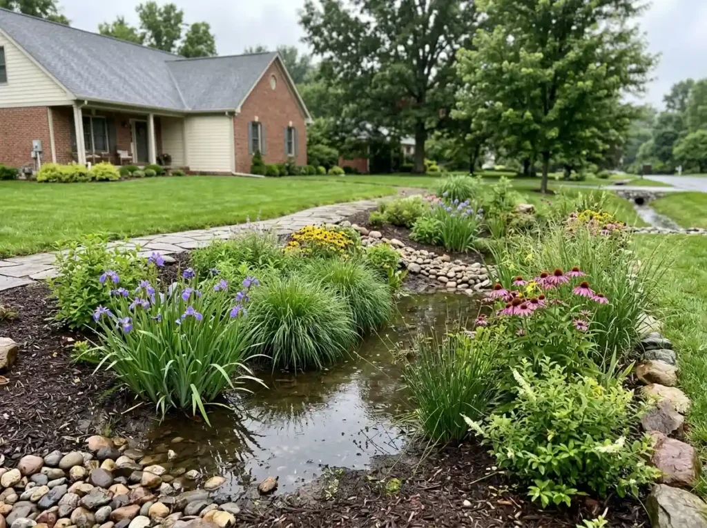 Build a Rain Garden to Manage a Wet Area