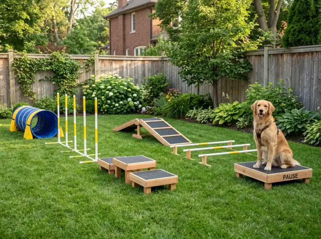 Build a Simple Backyard Agility Area