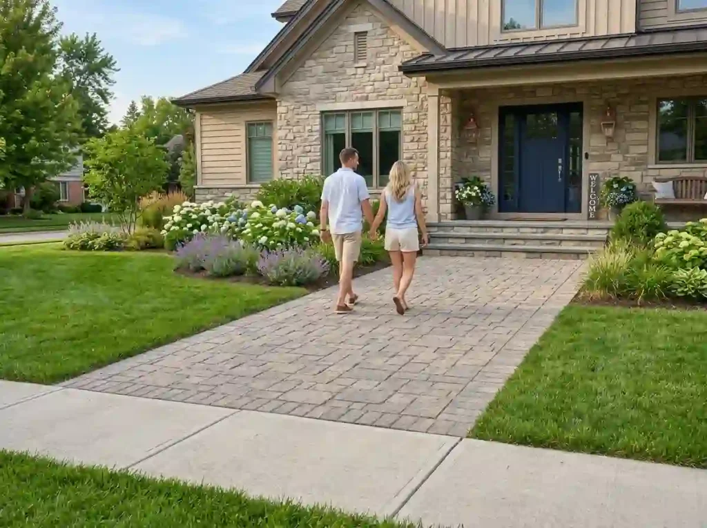 Build a Wide, Direct Walkway to the Door