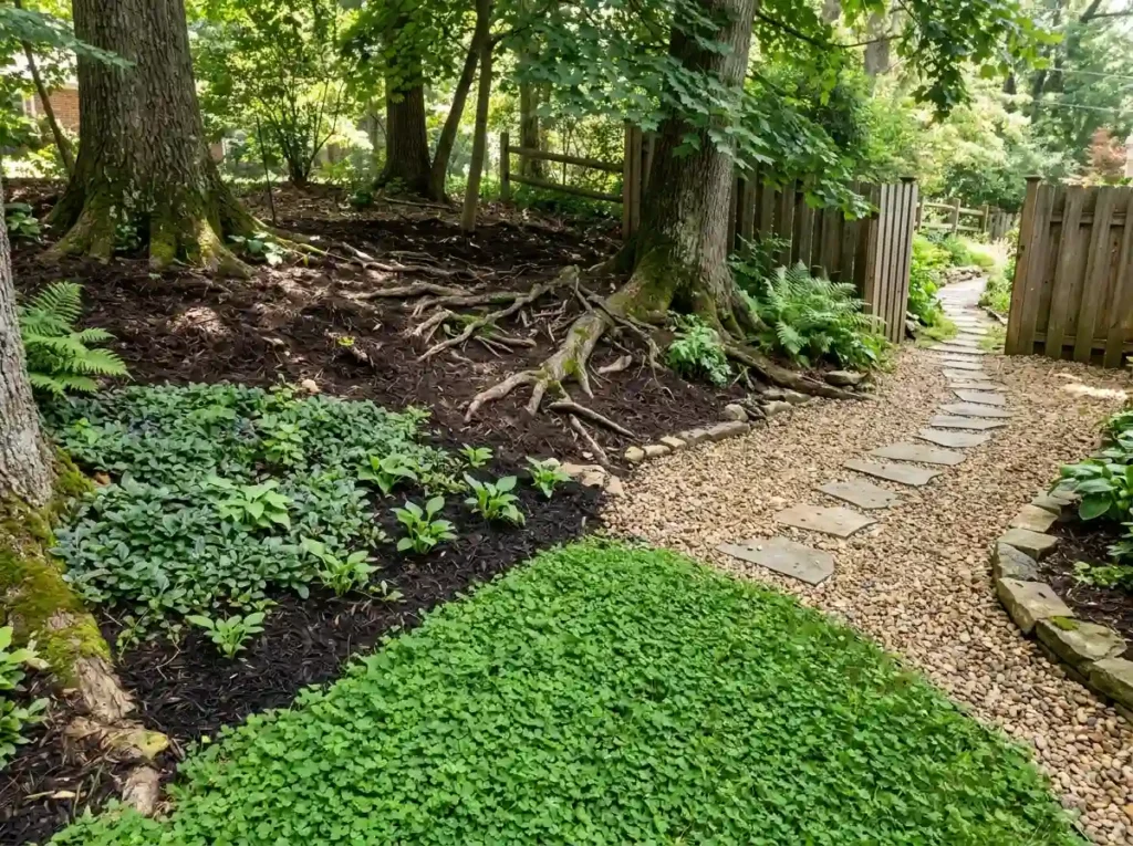 Cover Bare Soil Where Grass Will Not Grow