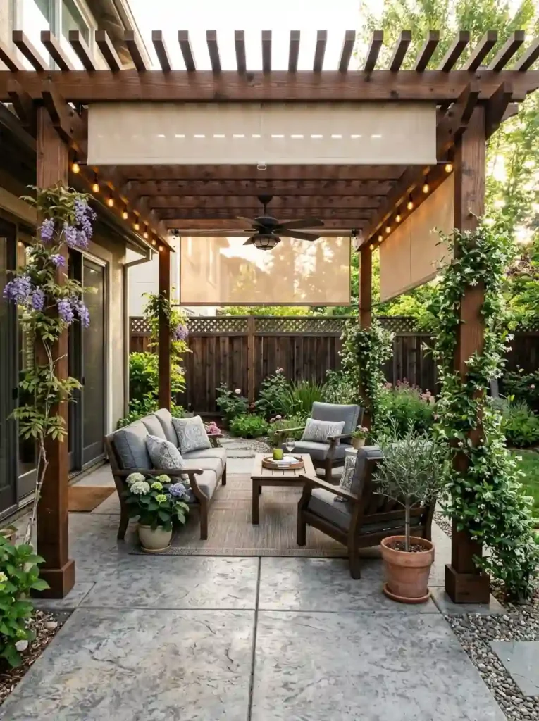 Cover the Patio With a Pergola