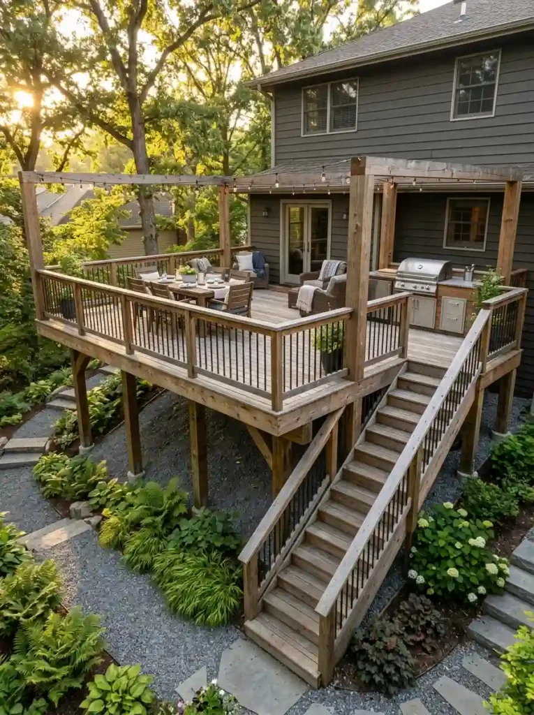 Create Level Space With an Elevated Deck