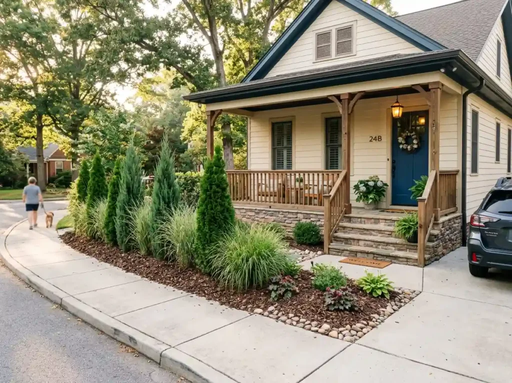 Create Privacy With a Short Plant Screen