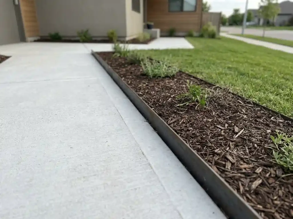 Create a Cleaner Edge with Brick, Stone, or Metal