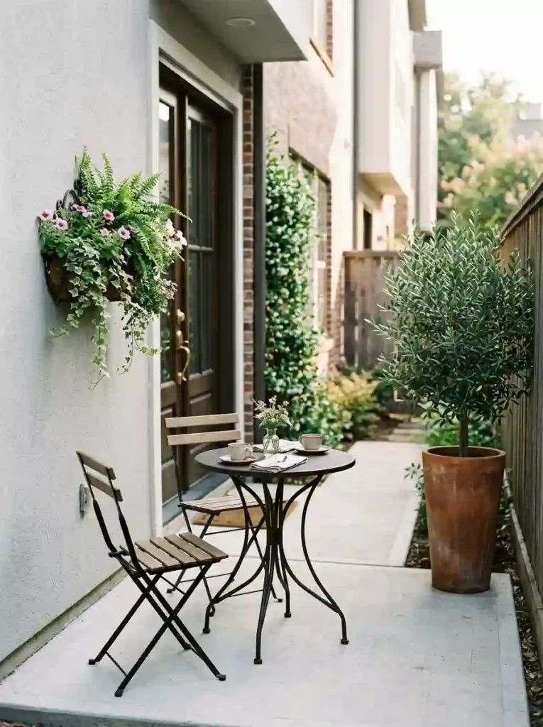 Create a Compact Bistro Patio