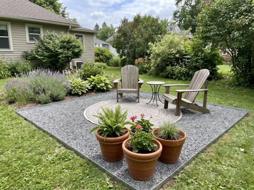 Create a Gravel Seating Area on a Small Budget