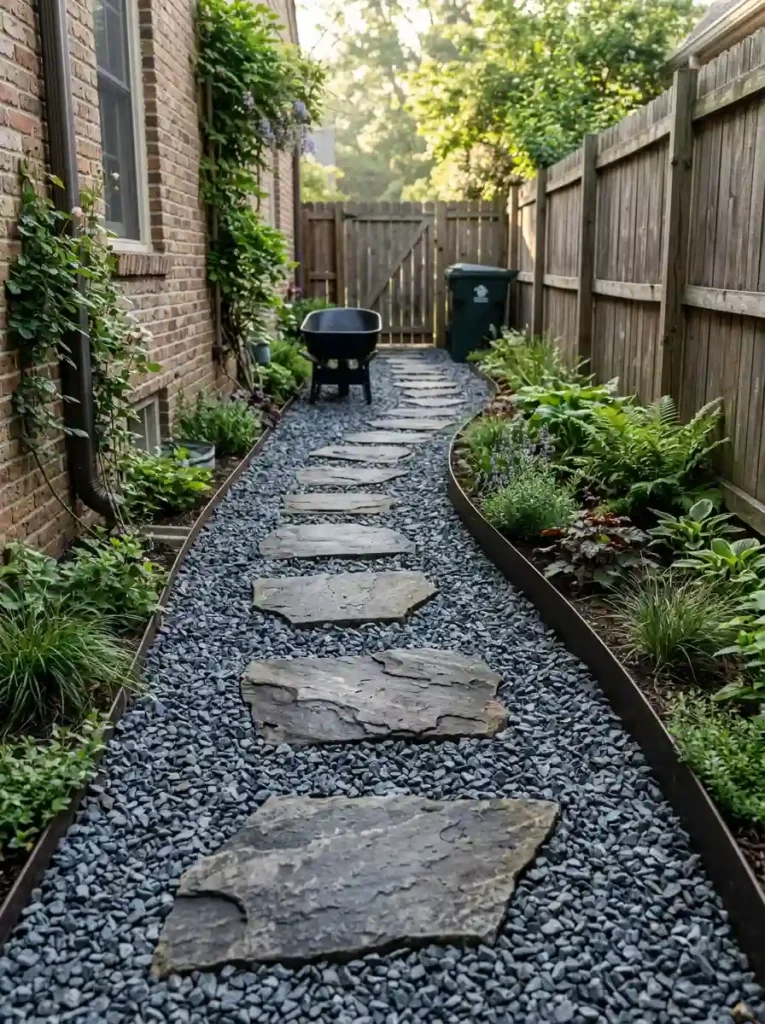Create a Gravel and Stepping-Stone Walkway