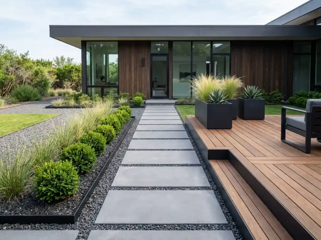 Create a Modern Deck Landscape With Clean Lines