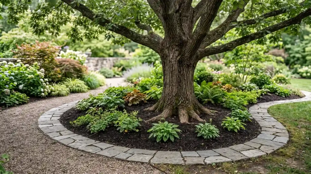 Create a Paver Border Around a Feature Tree