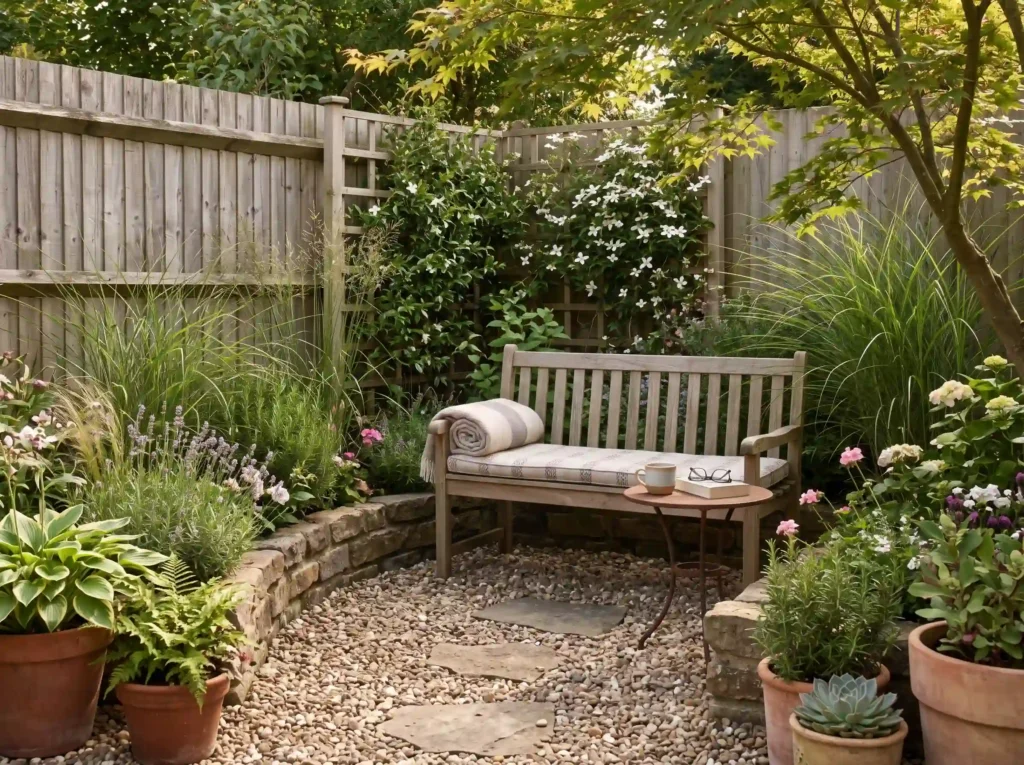 Create a Quiet Garden Corner for One or Two People