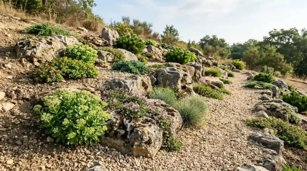 Create a Rock Garden for a Dry, Sunny Slope
