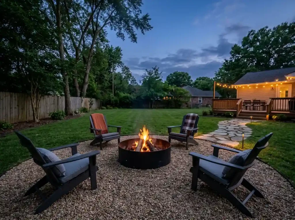 Create a Safer Fire Pit Zone Away From the Deck