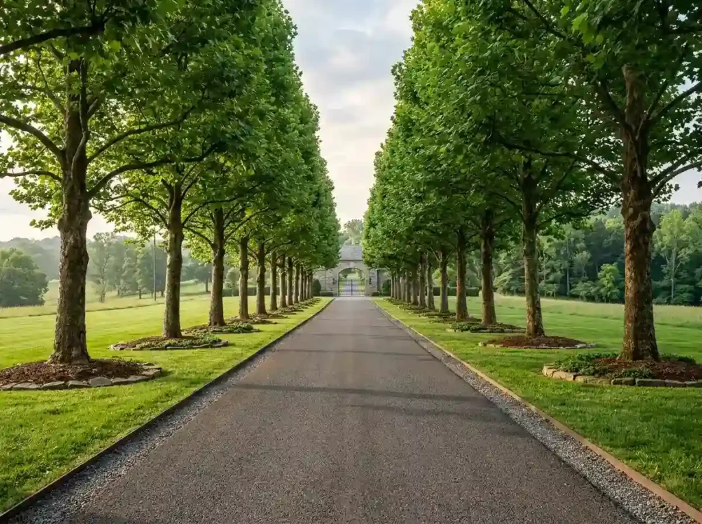 Create a Tree-Lined Driveway