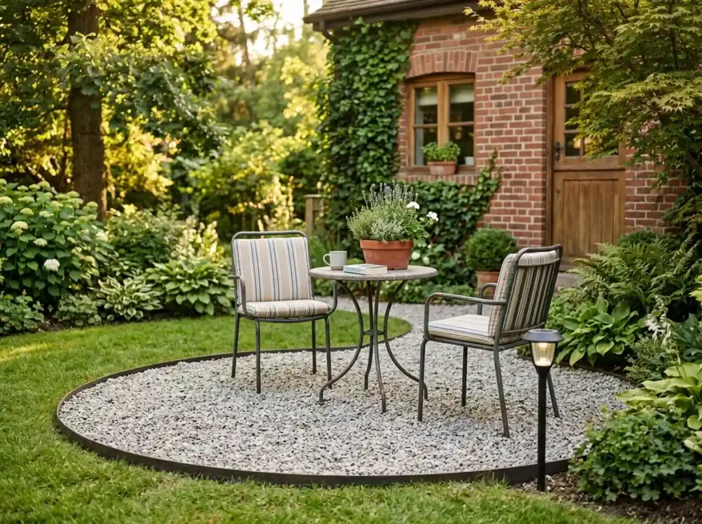 Create an Affordable Gravel Seating Area