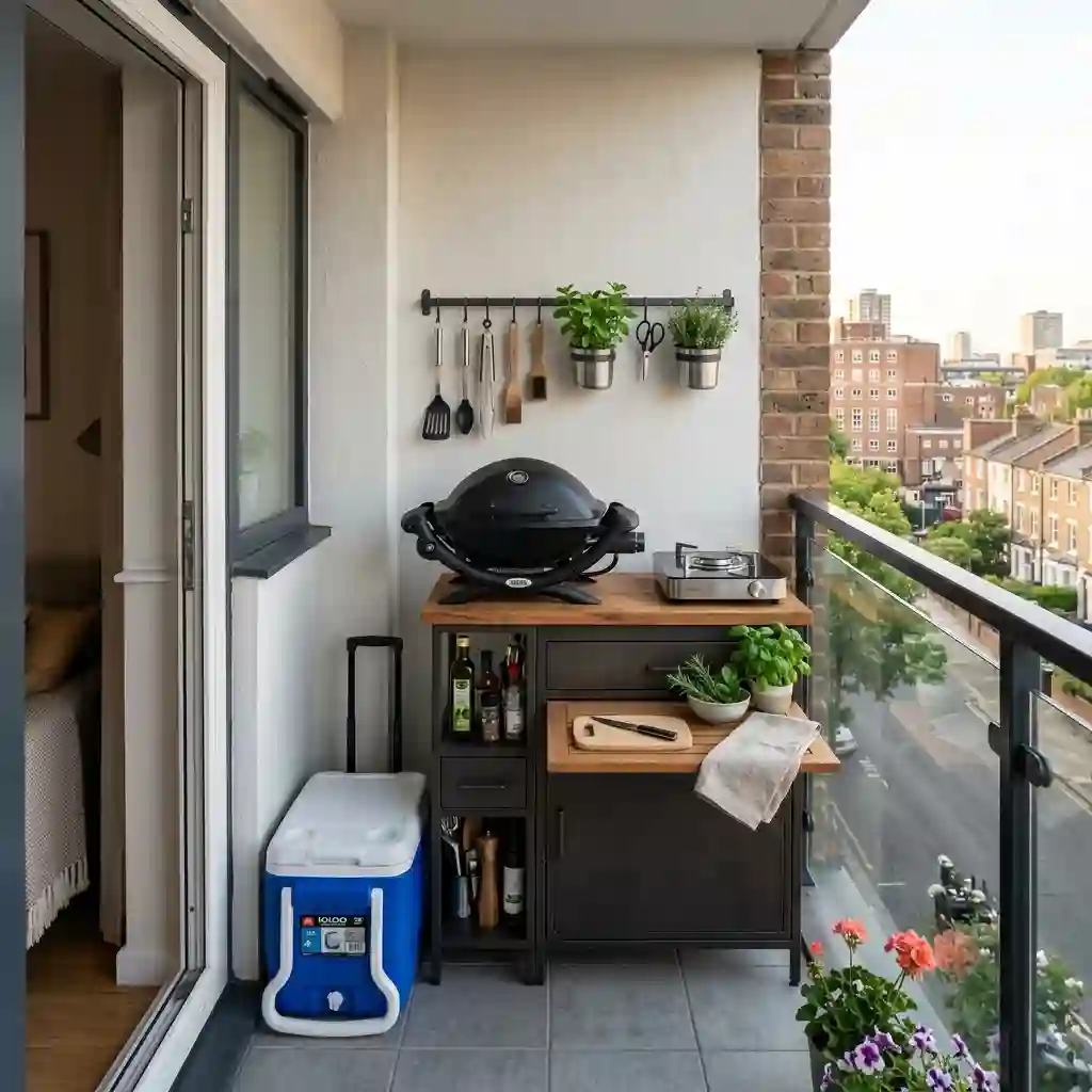 Design a Small Balcony or Rooftop Kitchen